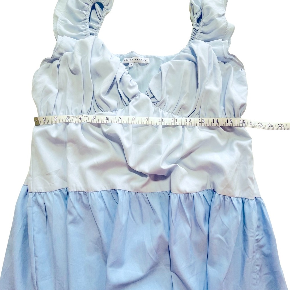 English Factory Sweet Heart Color Block Maxi Dress - Picture 13 of 15